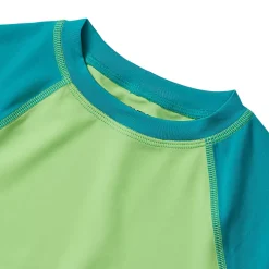 Boys Sunshade UPF 50 Chlorine Resistant Short Sleeve Crew Neck Rash Guard