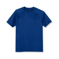 Boys Sunshade UPF 50 Chlorine Resistant Short Sleeve Crew Neck Rash Guard