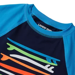 Boys Sunshade UPF 50 Chlorine Resistant Short Sleeve Crew Neck Rash Guard