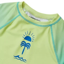 Boys Sunshade UPF 50 Chlorine Resistant Long Sleeve Crew Neck Rash Guard