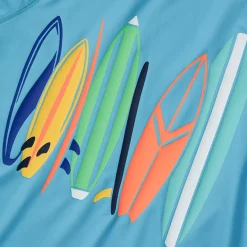 Boys Sunshade UPF 50 Chlorine Resistant Short Sleeve Crew Neck Rash Guard