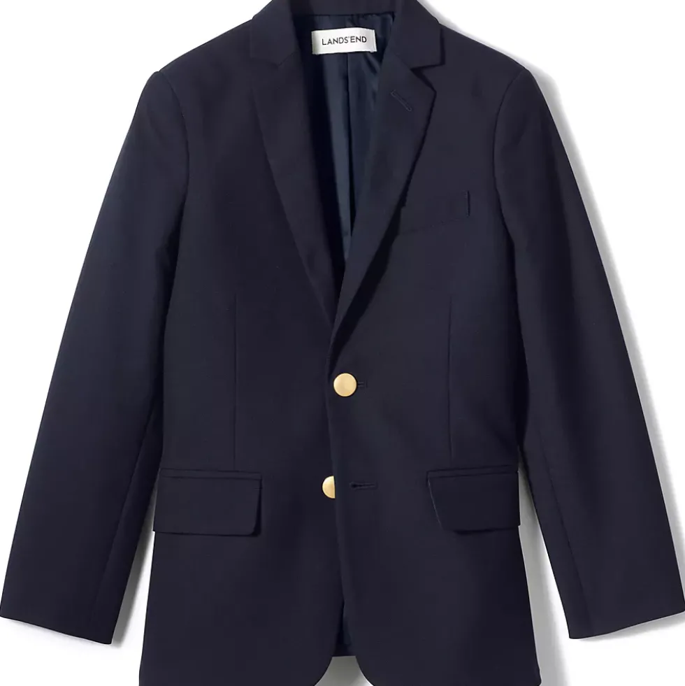 Boys Tailored Fit Hopsack Blazer