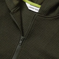 Boys Texture Knit Zip Up Hoodie