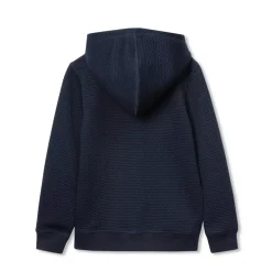 Boys Texture Knit Zip Up Hoodie