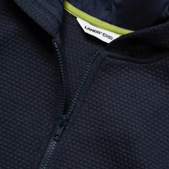Boys Texture Knit Zip Up Hoodie