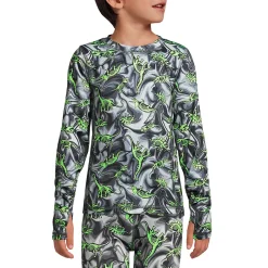 Boys Thermal Base Layer Long Underwear Thermaskin Crew Neck Shirt