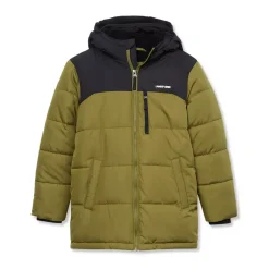 Boys Water Resistant Sherpa Lined Coat