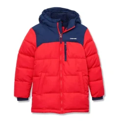 Boys Water Resistant Sherpa Lined Coat