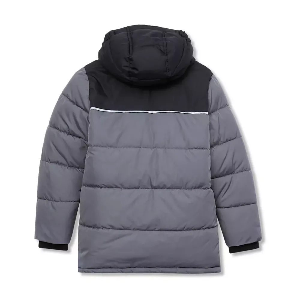 Boys Water Resistant Sherpa Lined Coat
