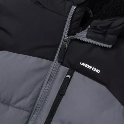 Boys Water Resistant Sherpa Lined Coat