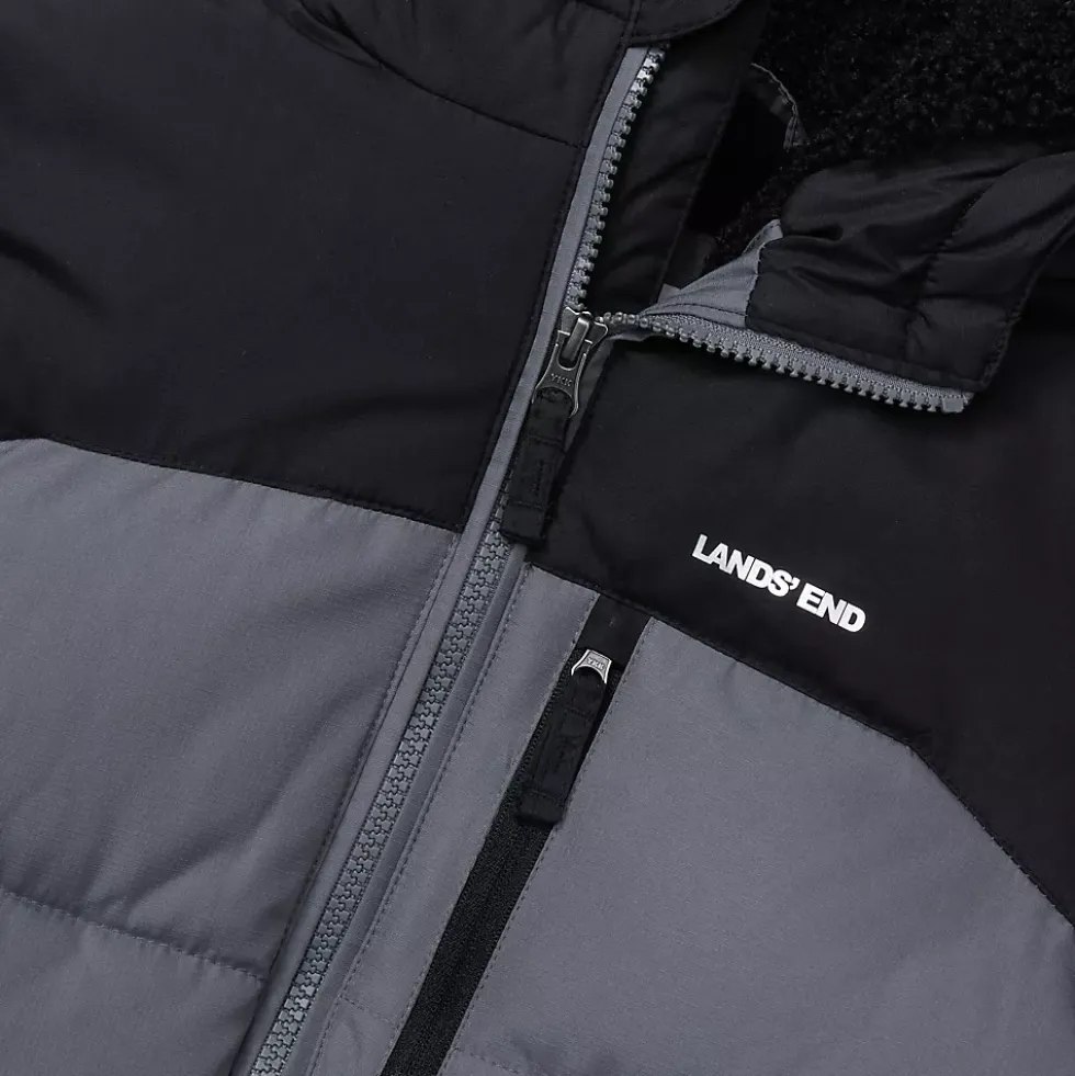 Boys Water Resistant Sherpa Lined Coat