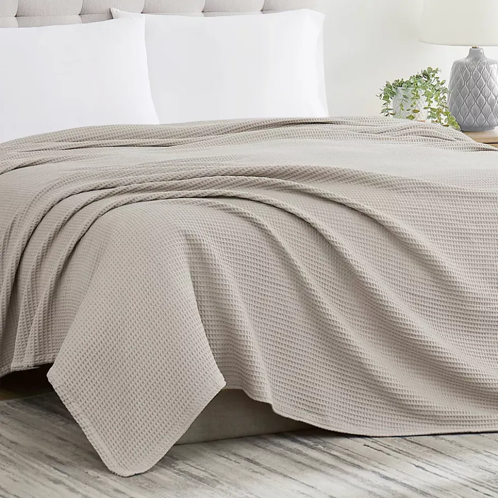 Cannon Heritage Cotton Waffle Weave Bed Blanket