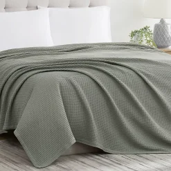 Cannon Heritage Cotton Waffle Weave Bed Blanket
