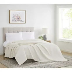 Cannon Heritage Cotton Waffle Weave Bed Blanket