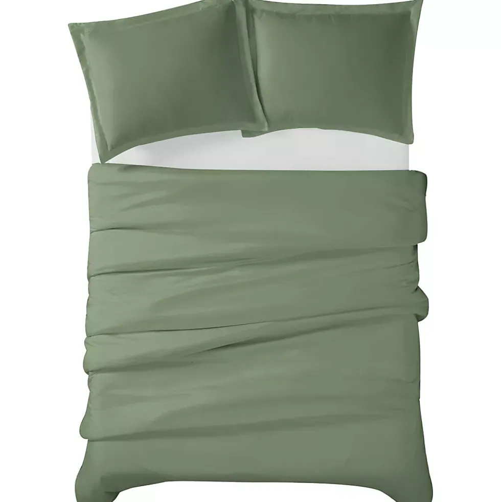 Cannon Heritage Solid Duvet Cover Set