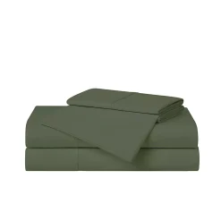 Cannon Solid Cotton Percale Sheet Set