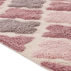 Chesapeake Alloy Moroccan Tile Cotton Anti Skid Bath Runner