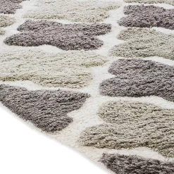 Chesapeake Alloy Moroccan Tile Cotton Anti Skid Bath Runner