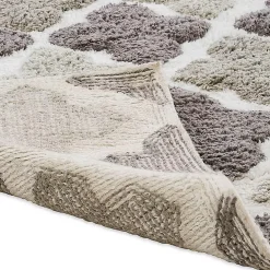 Chesapeake Alloy Moroccan Tile Cotton Anti Skid Bath Runner
