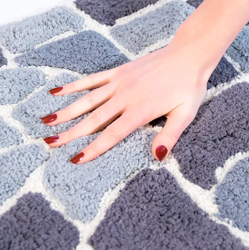 Chesapeake Boulder Cotton Anti Skid 2 Piece Bath Rug Set