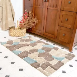 Chesapeake Boulder Cotton Anti Skid 2 Piece Bath Rug Set