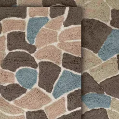 Chesapeake Boulder Cotton Anti Skid 2 Piece Bath Rug Set