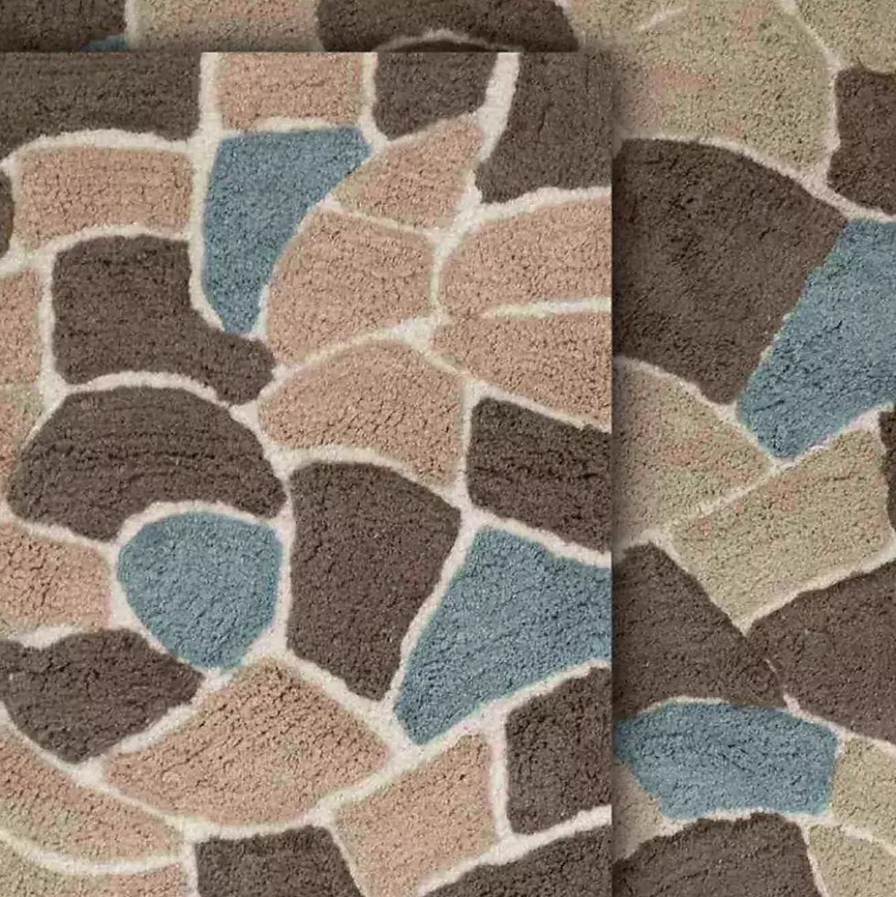 Chesapeake Boulder Cotton Anti Skid 2 Piece Bath Rug Set