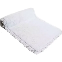 Chesapeake Crochet Cotton Anti Skid Bath Runner