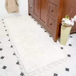 Chesapeake Crochet Cotton Anti Skid Bath Runner