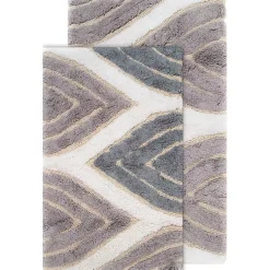 Chesapeake Davenport Cotton Anti Skid 2 Piece Bath Rug Set