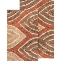 Chesapeake Davenport Cotton Anti Skid 2 Piece Bath Rug Set