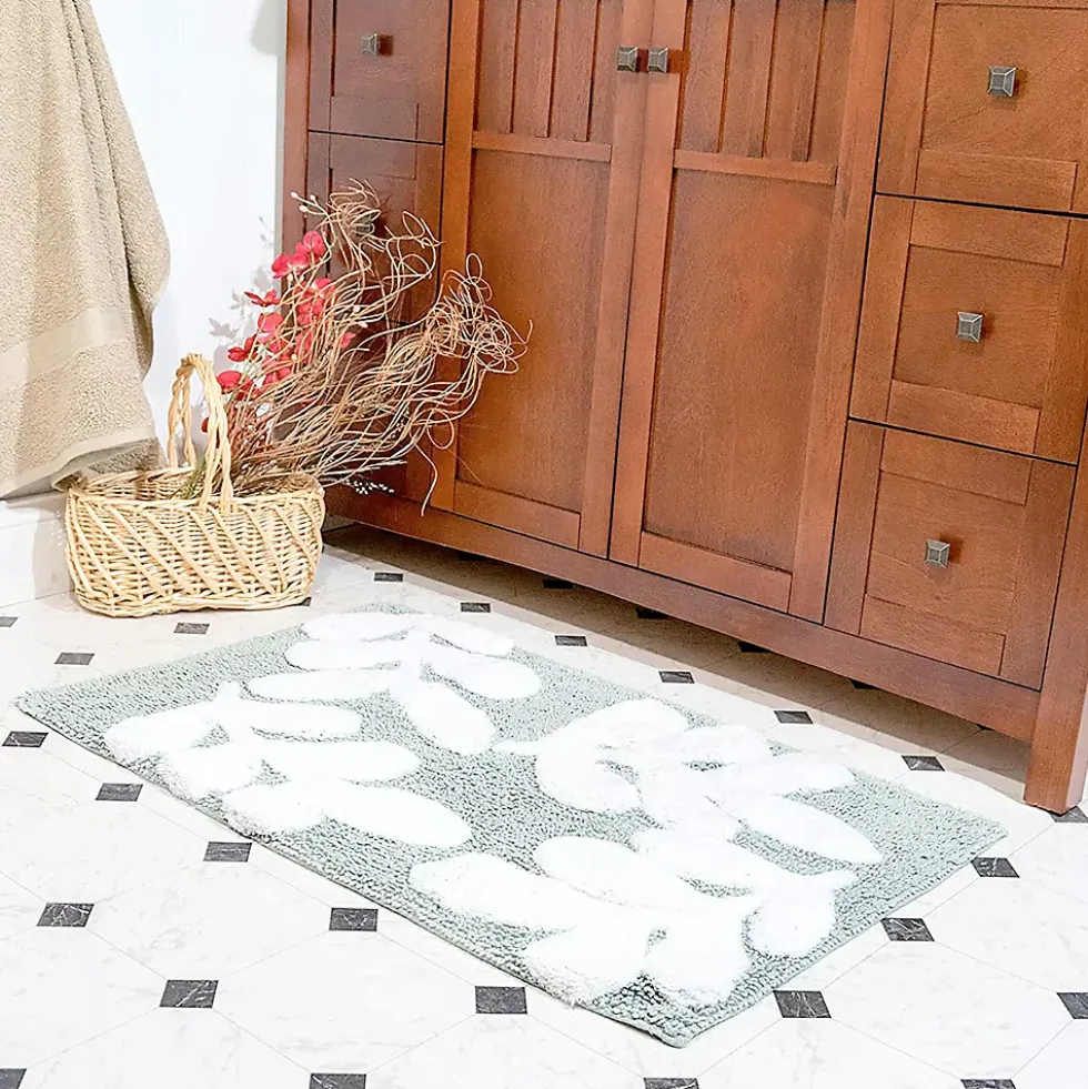 Chesapeake Monte Carlo Cotton Anti Skid 2 Piece Bath Rug Set