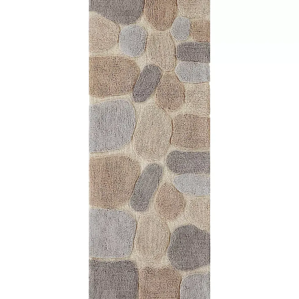 Chesapeake Pebbles Cotton Non-Skid 24''x60'' Bath Runner