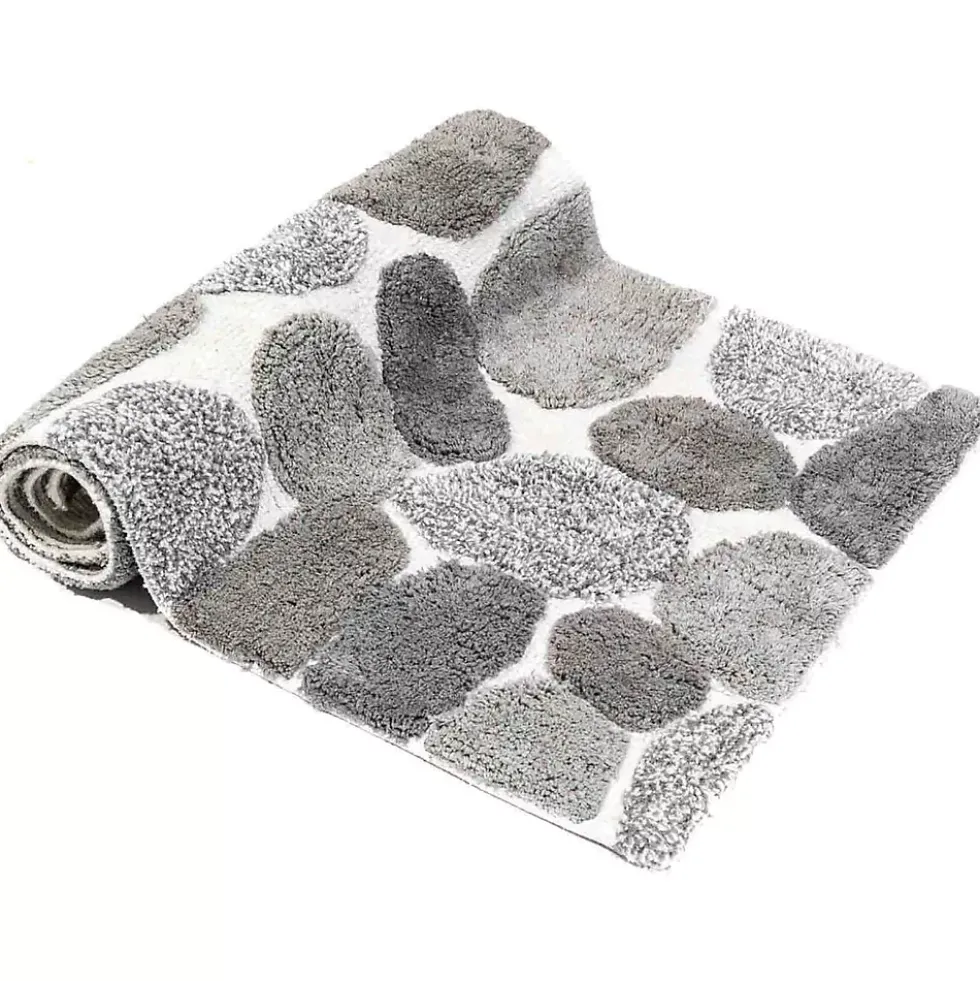 Chesapeake Pebbles Cotton Non-Skid 24''x60'' Bath Runner