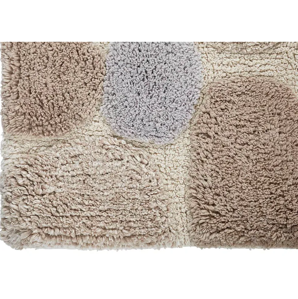Chesapeake Pebbles Cotton Non-Skid 24''x60'' Bath Runner