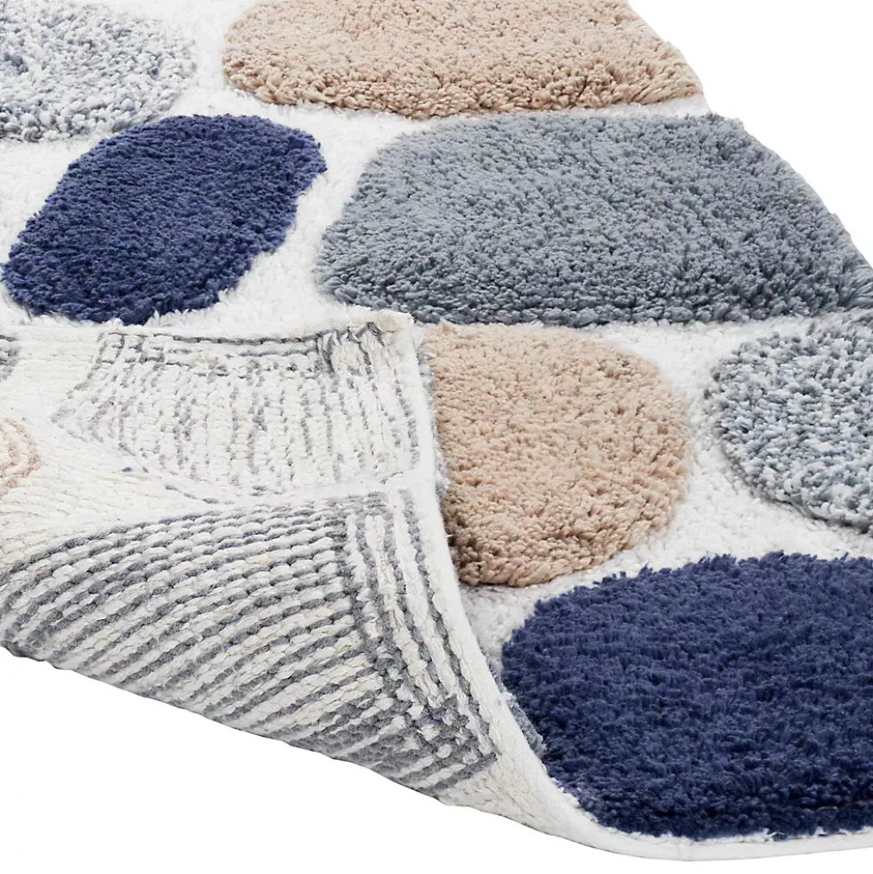 Chesapeake Pebbles Cotton Non-Skid 24''x60'' Bath Runner