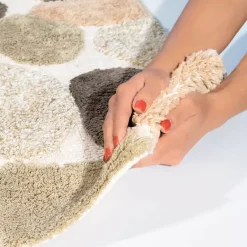 Chesapeake Pebbles Cotton Non-Skid 24''x60'' Bath Runner