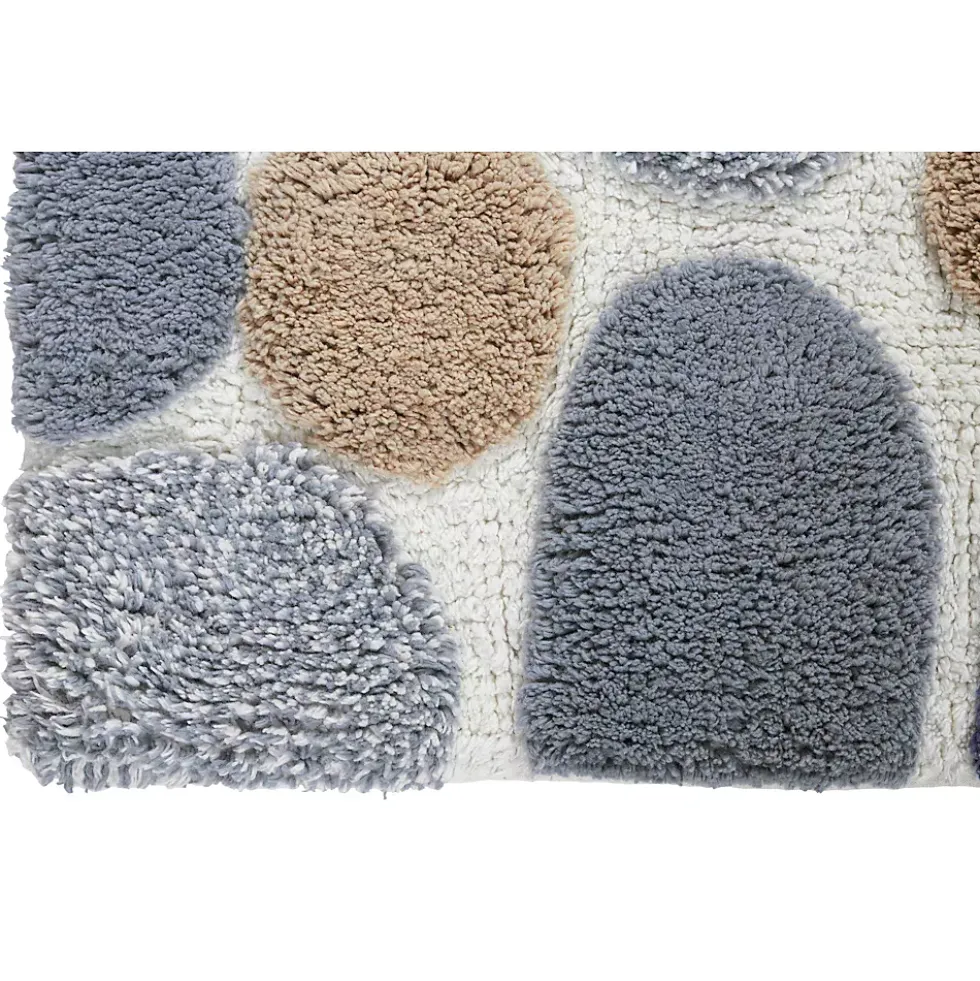 Chesapeake Pebbles Cotton Non-Skid 24''x60'' Bath Runner