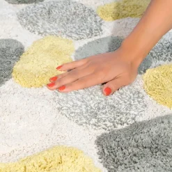 Chesapeake Pebbles Cotton Non-Skid 24''x60'' Bath Runner