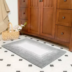 Chesapeake Whitney Ombre 2 Piece Reversible Cotton Bath Rug Set