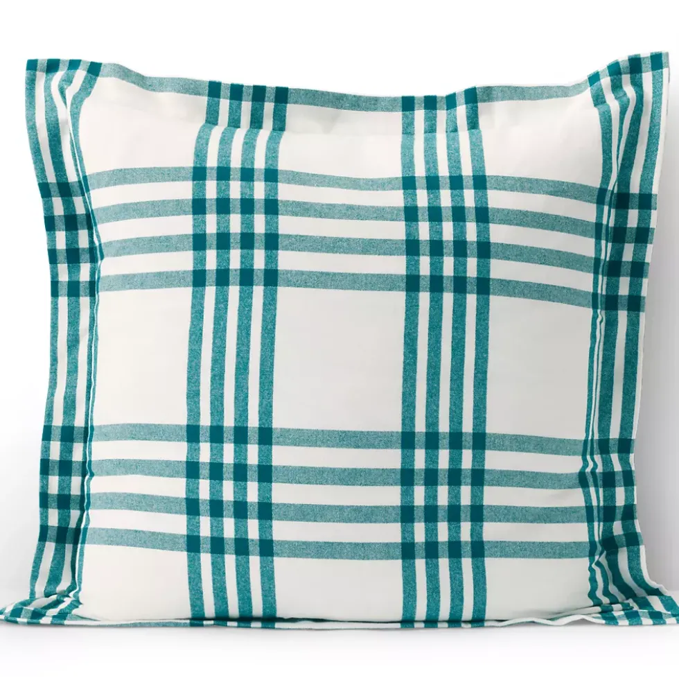 Comfy Super Soft Cotton Flannel Plaid Pillow Sham - 5oz