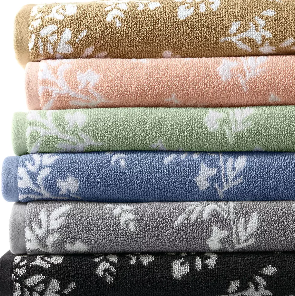 Cotton Jacquard 6-Piece Bath Towel Set