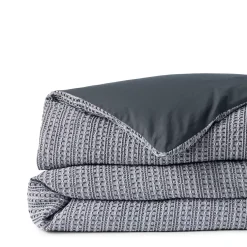 Cotton Matelasse Textured Stripe Duvet Bed Cover