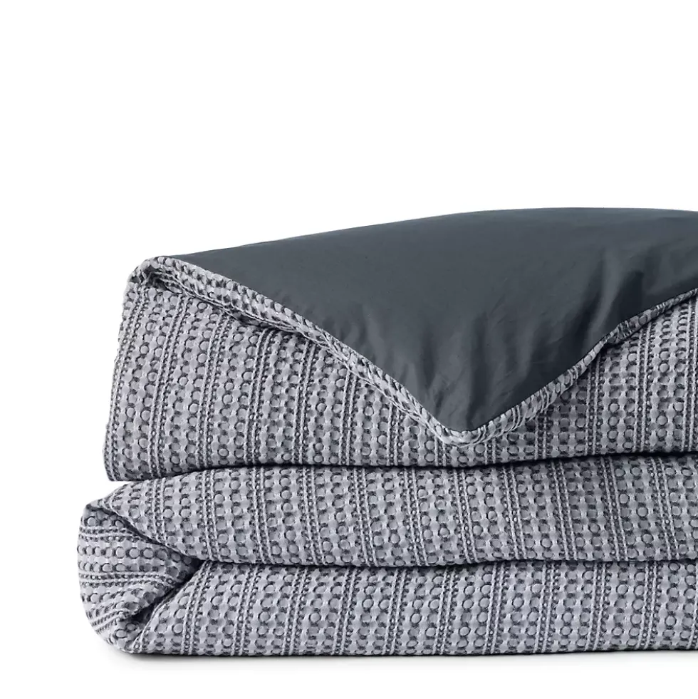 Cotton Matelasse Textured Stripe Duvet Bed Cover