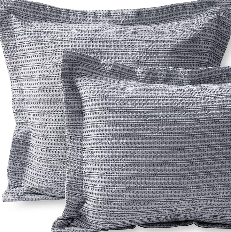 Cotton Matelasse Textured Stripe Duvet Bed Cover