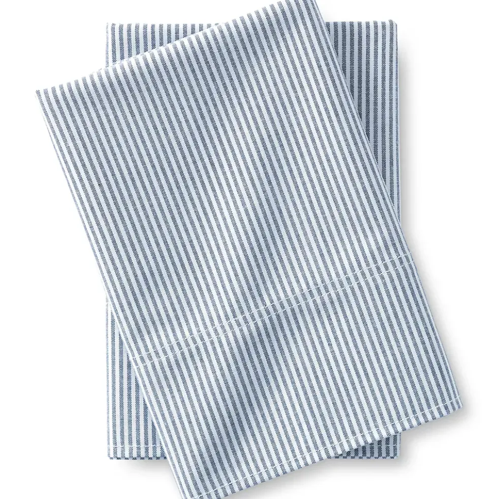 Cotton Oxford Stripe Bed Sheet Set