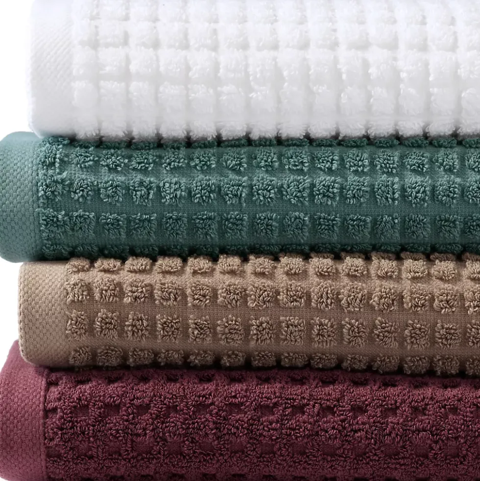 Cotton Waffle Towel 6-Piece Set