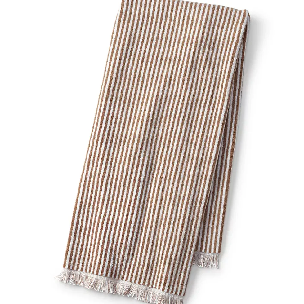 Cotton Yarn-dyed Stripe 6-Piece Bath Towel Set