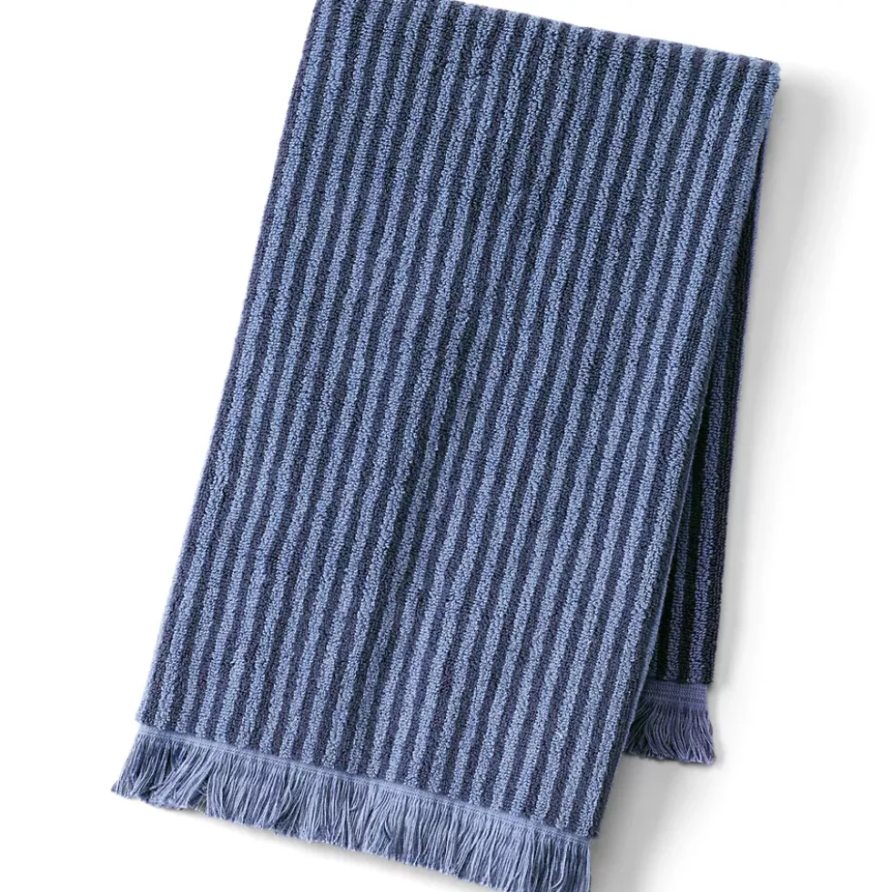 Cotton Yarn-dyed Stripe 6-Piece Bath Towel Set