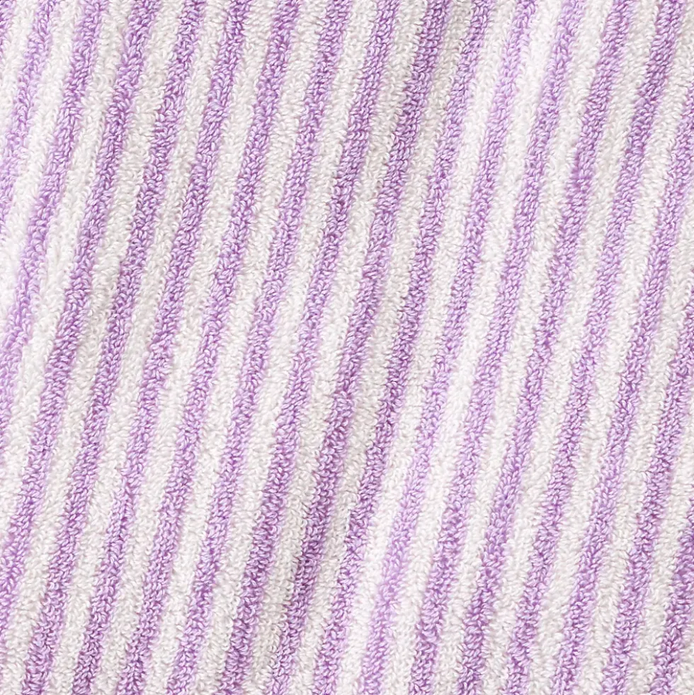 Cotton Yarn-dyed Stripe 6-Piece Bath Towel Set